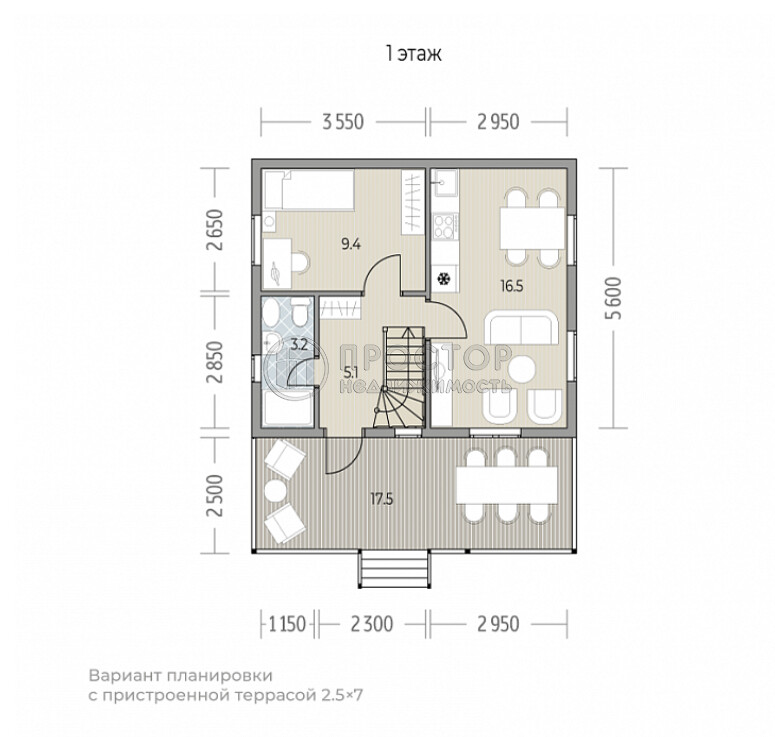 дом, 64.5 м² - фото 474