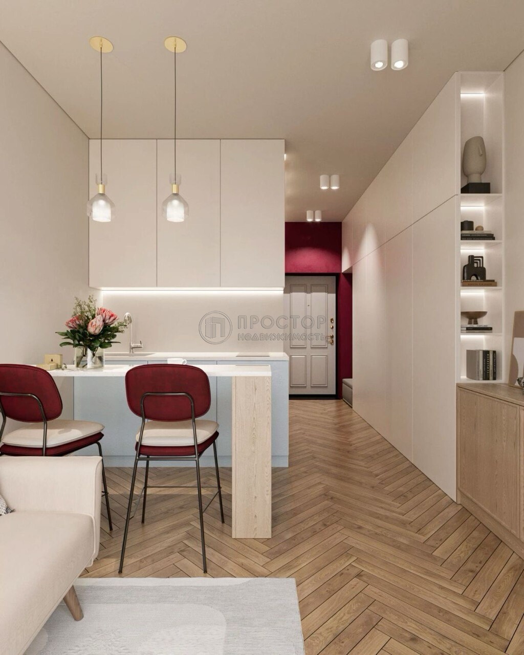 -комнатная квартира, 20.5 м² - фото 2