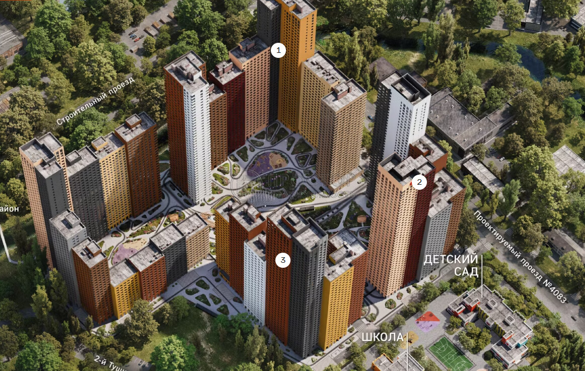 2-комнатная квартира, 57 м² - фото 2