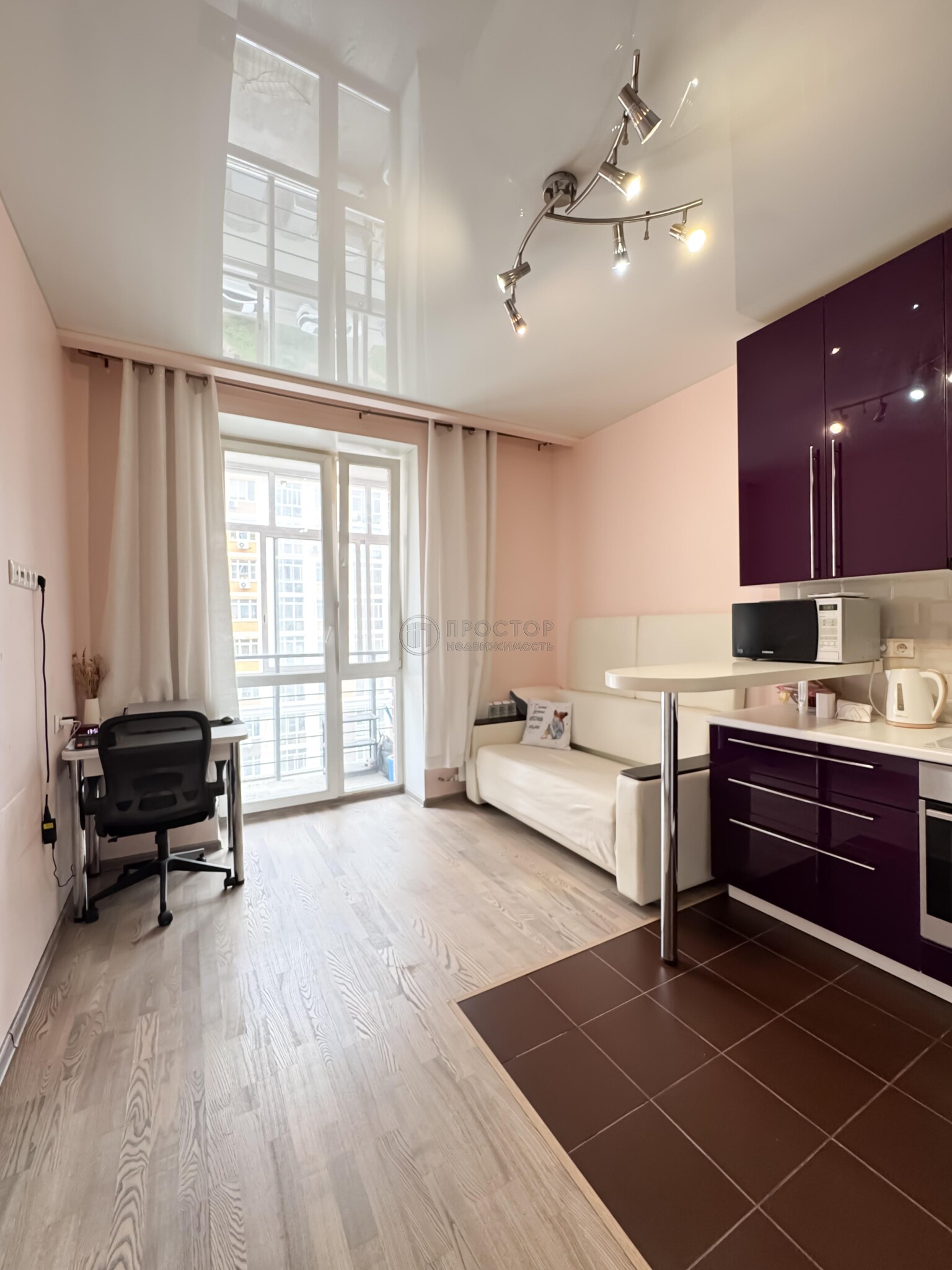 1-комнатная квартира, 43.4 м² - фото 2
