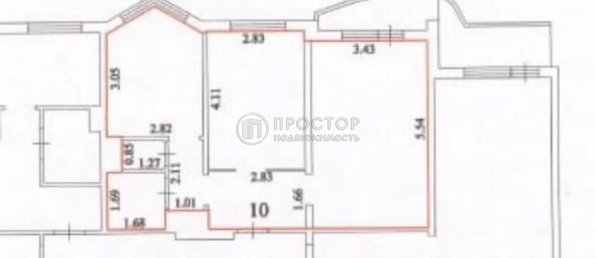 2-комнатная квартира, 51.1 м² - фото 21