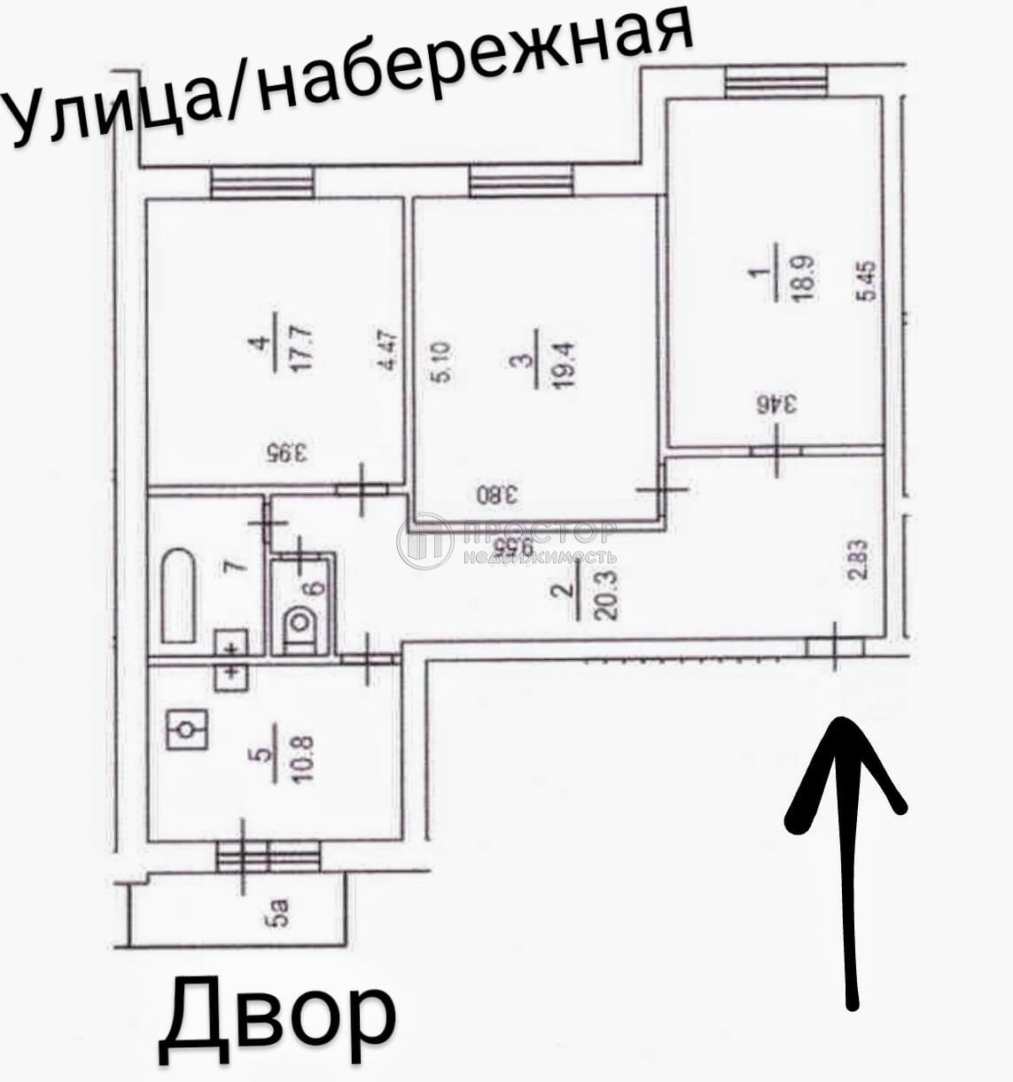 3-комнатная квартира, 92.6 м² - фото 49