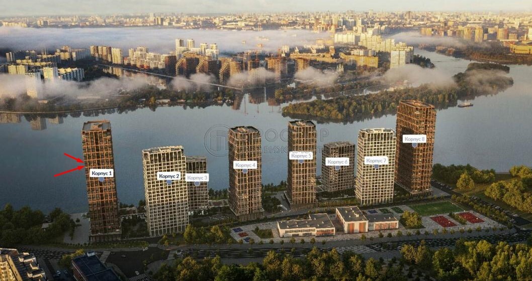 2-комнатная квартира, 57.1 м² - фото 4