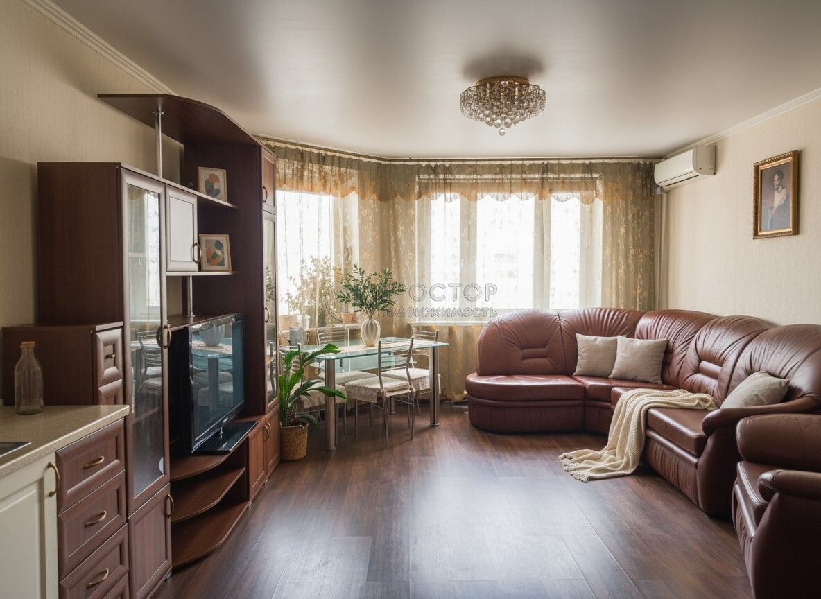 3-комнатная квартира, 97.2 м.кв.