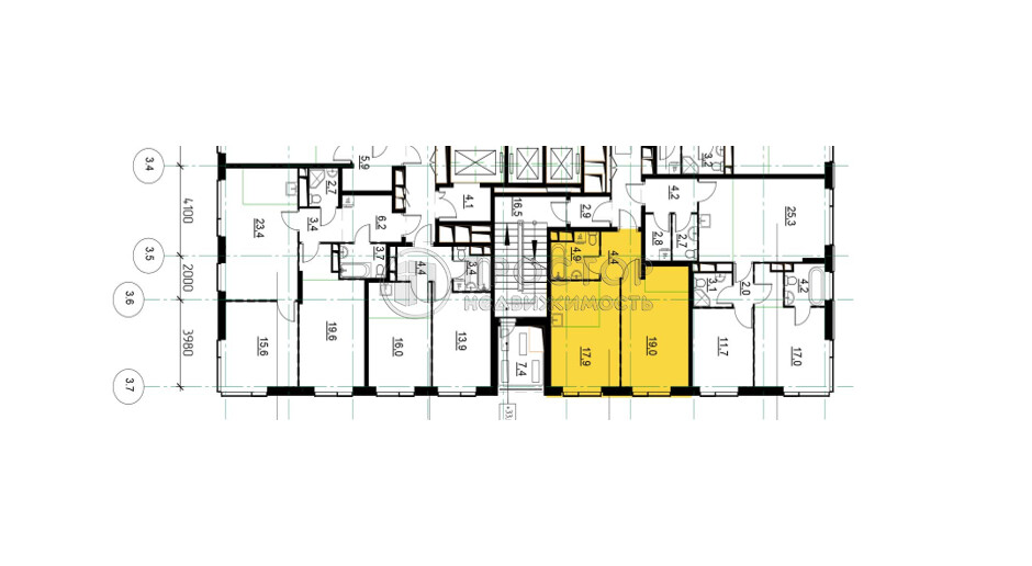 1-комнатная квартира, 46.2 м² - фото 133
