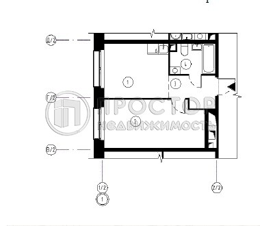 1-комнатная квартира, 36.1 м² - фото 4