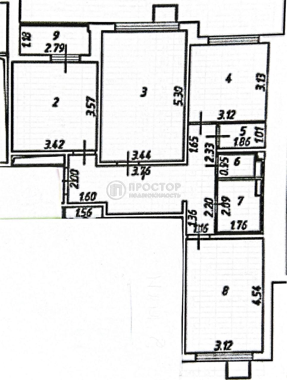 3-комнатная квартира, 77.8 м² - фото 30