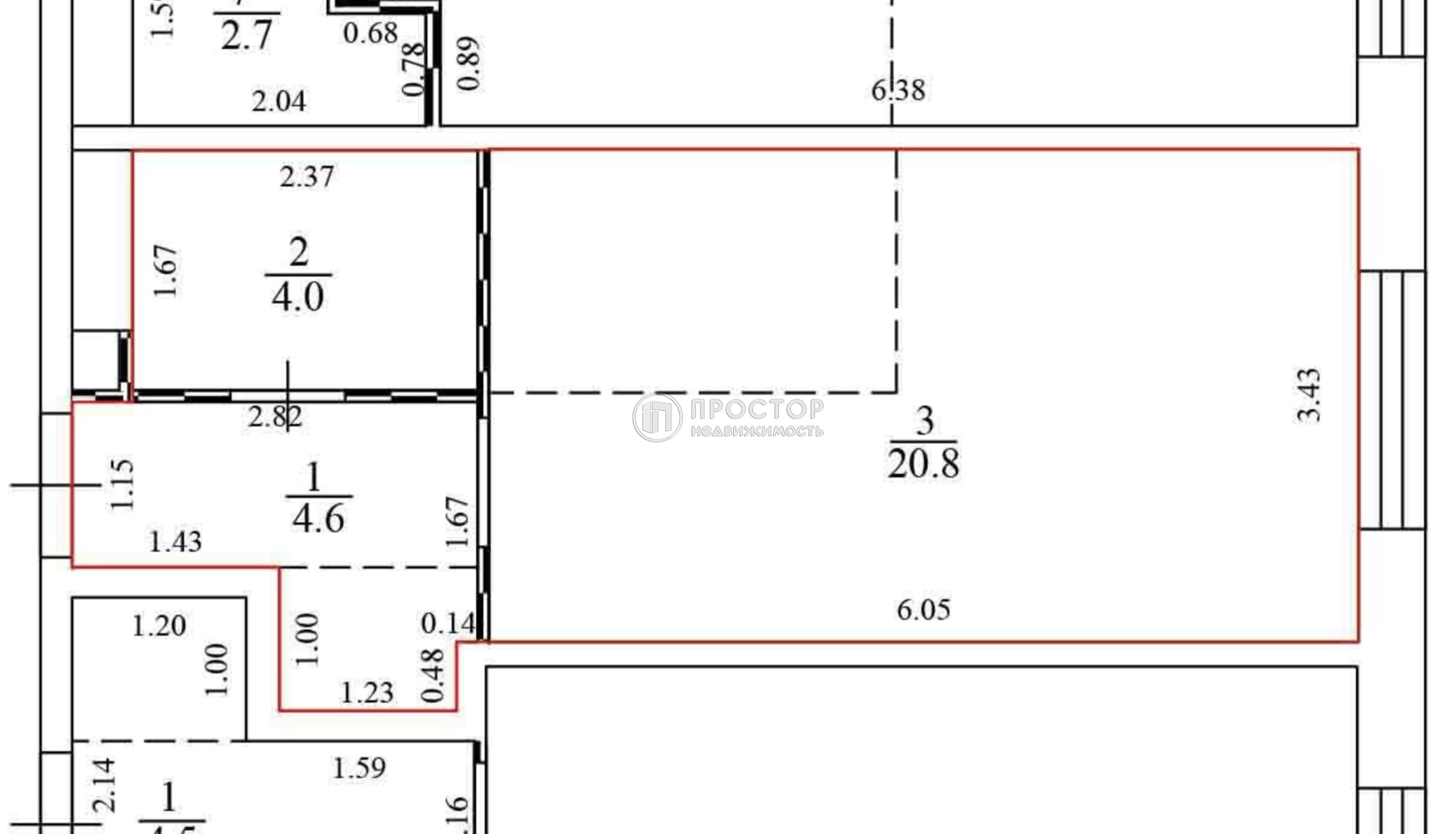 Студия, 29.4 м² - фото 26