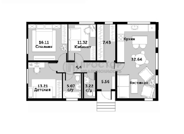 дом, 108 м² - фото 23