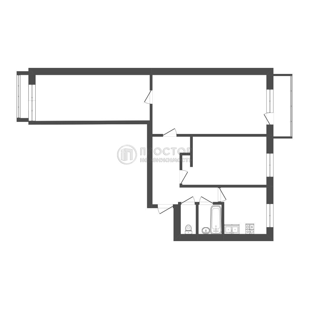 3-комнатная квартира, 56.3 м² - фото 40