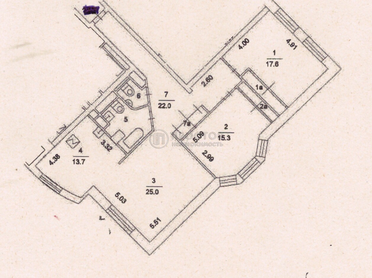 3-комнатная квартира, 106.1 м² - фото 44