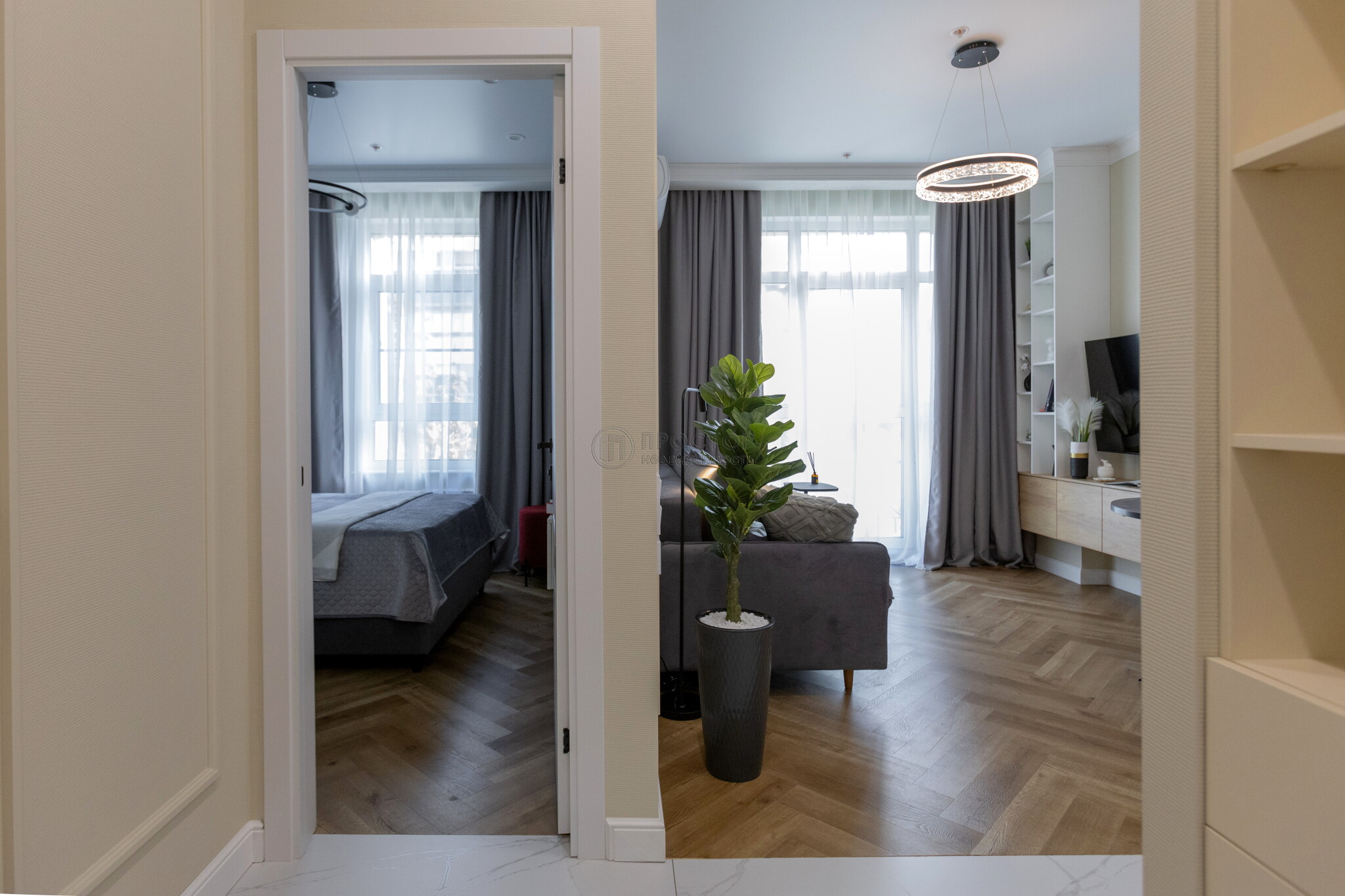 1-комнатная квартира, 37 м² - фото 104