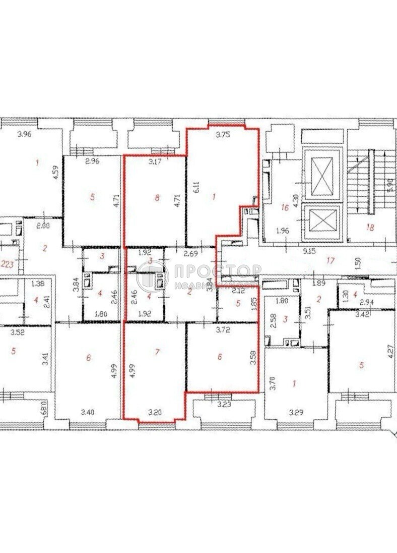 3-комнатная квартира, 86 м² - фото 40