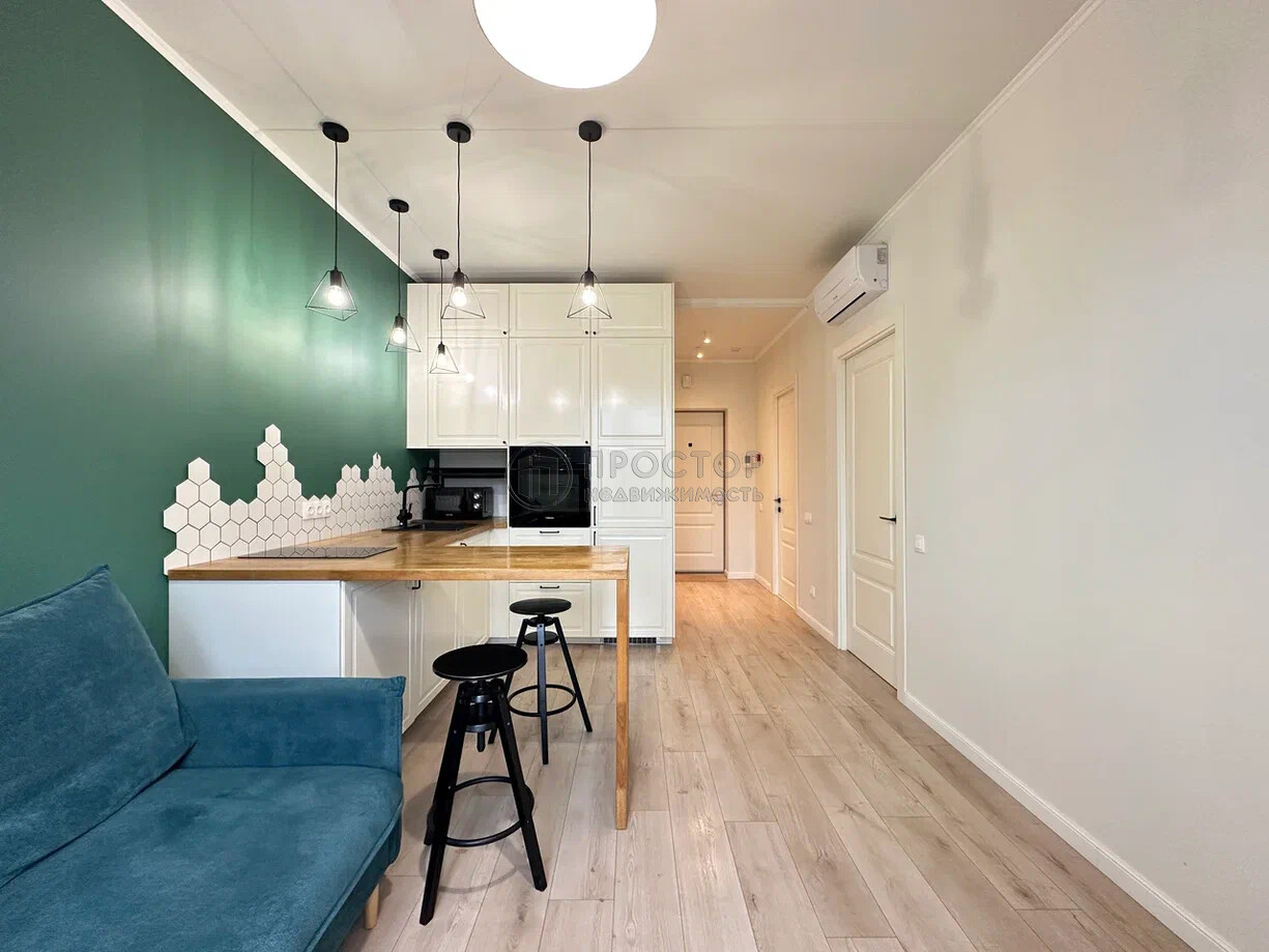 1-комнатная квартира, 39.3 м.кв.