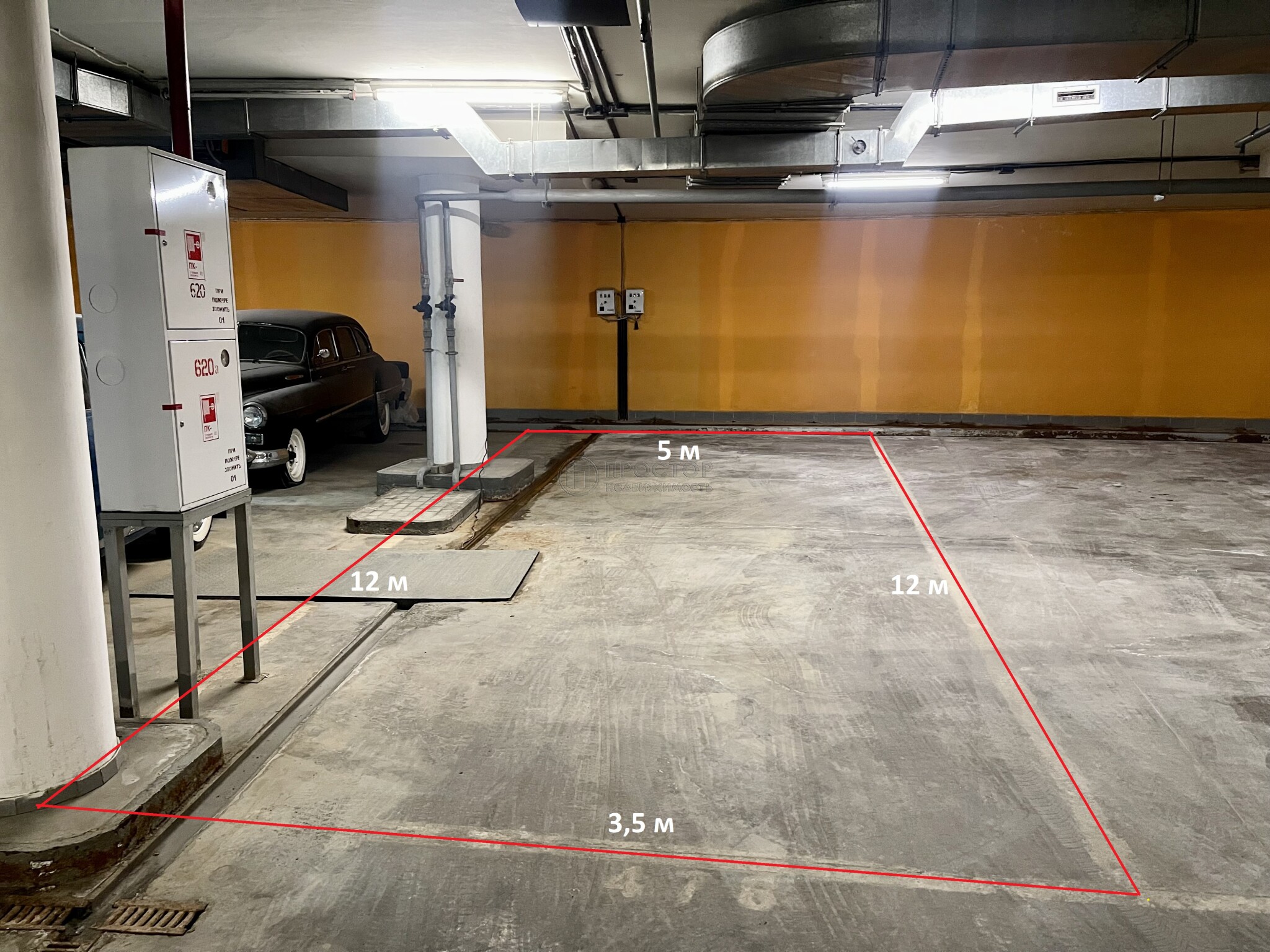 Машиноместо, 50 м² - фото 3