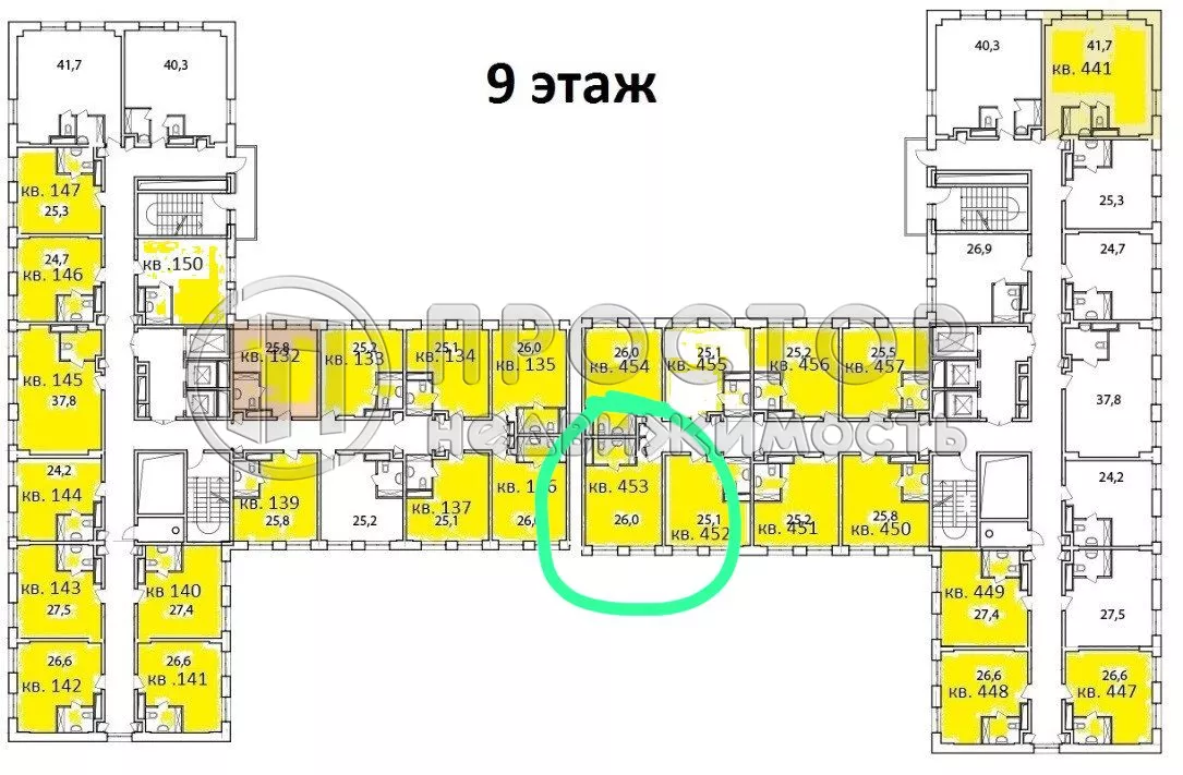 1-комнатная квартира, 26 м² - фото 3