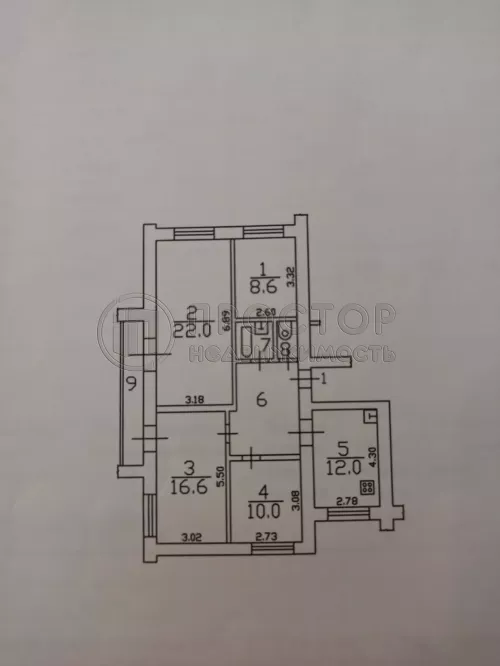 3-комнатная квартира, 87 м² - фото 32