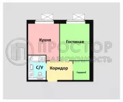 1-комнатная квартира, 35 м² - фото 36