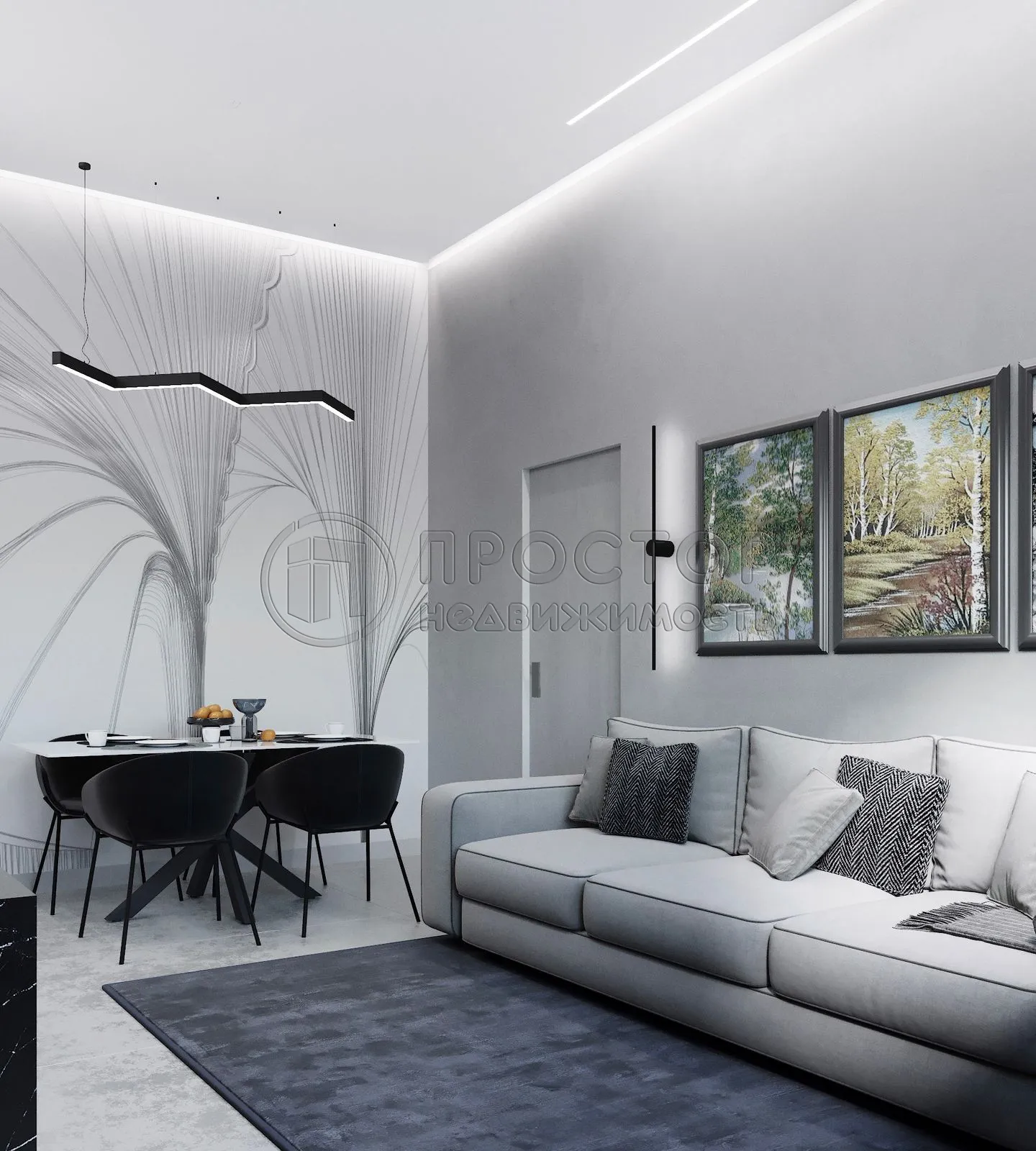 2-комнатная квартира, 67.7 м² - фото 5