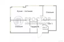 3-комнатная квартира, 60 м² - фото 33