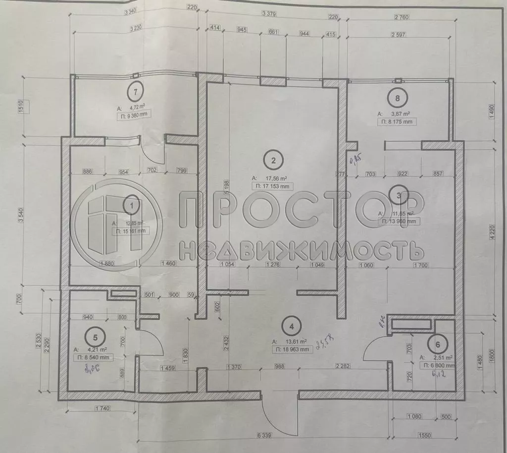 2-комнатная квартира, 70 м² - фото 46