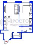 2-комнатная квартира, 45.8 м² - фото 87
