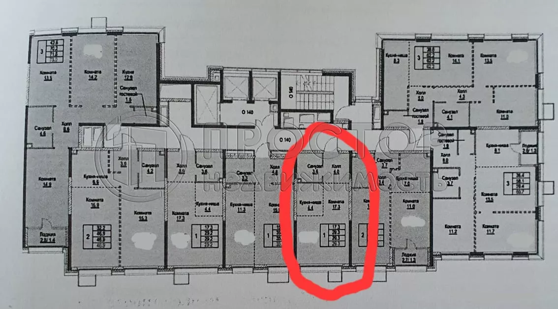 Студия, 29.3 м² - фото 17