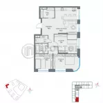 3-комнатная квартира, 95.2 м² - фото 24