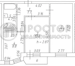 2-комнатная квартира, 52.9 м² - фото 50