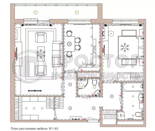 2-комнатная квартира, 80.5 м² - фото 73