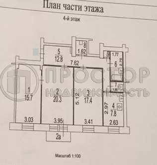 3-комнатная квартира, 80.8 м² - фото 95