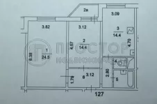 2-комнатная квартира, 66.6 м² - фото 33