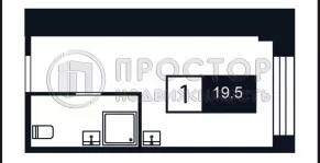 Студия, 19.5 м² - фото 28