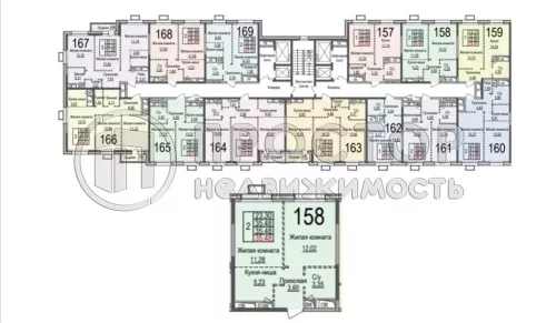 2-комнатная квартира, 35.5 м² - фото 9