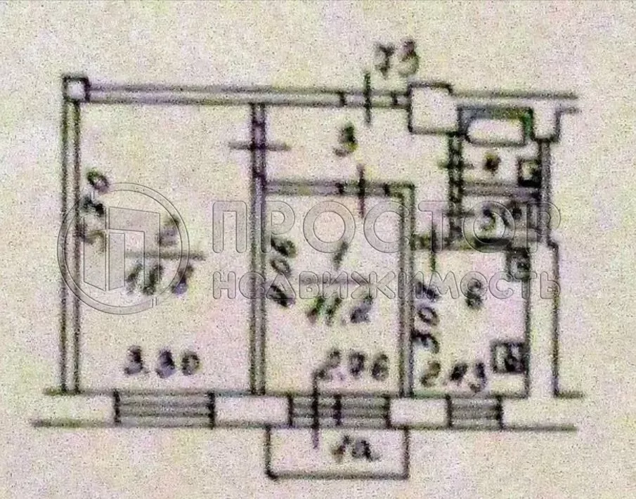 2-комнатная квартира, 47.7 м² - фото 24