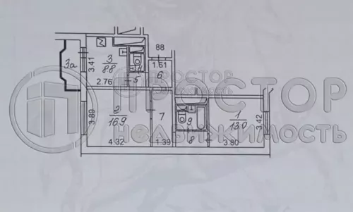 2-комнатная квартира, 55.6 м² - фото 41