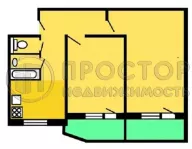 2-комнатная квартира, 47.2 м² - фото 95