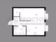 1-комнатная квартира, 32.3 м² - фото 32
