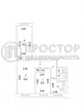 3-комнатная квартира, 56 м² - фото 81
