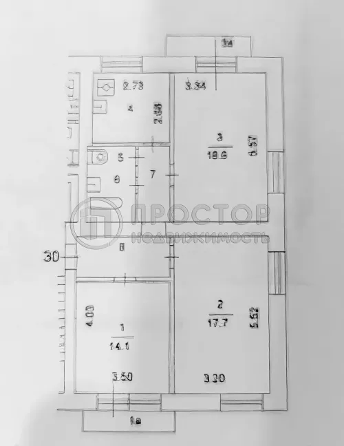 Комната, 18.6 м² - фото 23