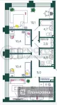 3-комнатная квартира, 79.6 м² - фото 21