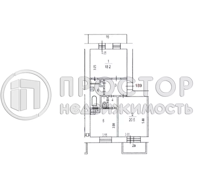 2-комнатная квартира, 71 м² - фото 49