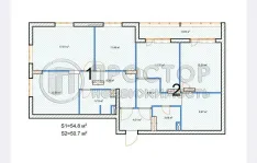 4-комнатная квартира, 108 м² - фото 89