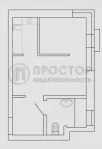 1-комнатная квартира, 25.6 м² - фото 61