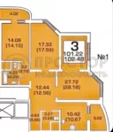 3-комнатная квартира, 102.4 м² - фото 75