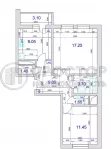 2-комнатная квартира, 54 м² - фото 57