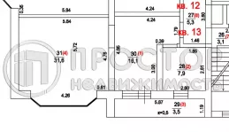 Студия, 62.6 м² - фото 21