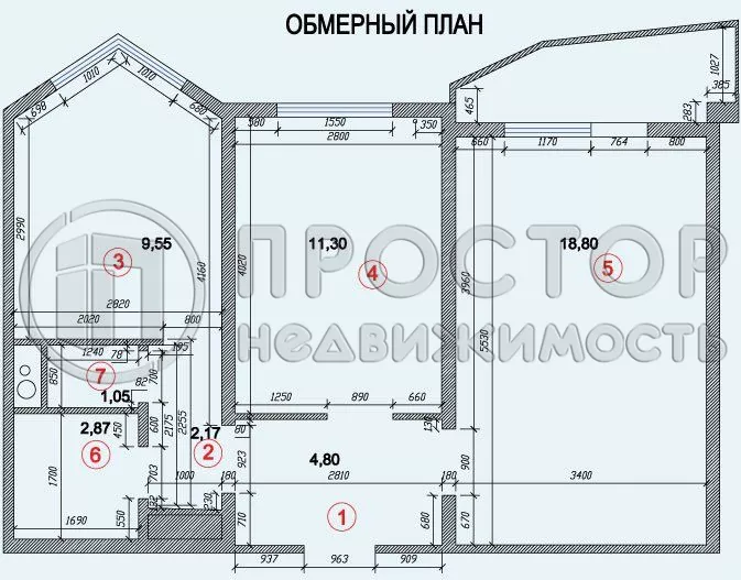 2-комнатная квартира, 51 м² - фото 33