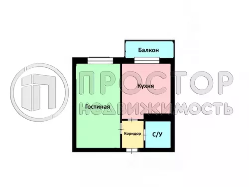 1-комнатная квартира, 30 м² - фото 31