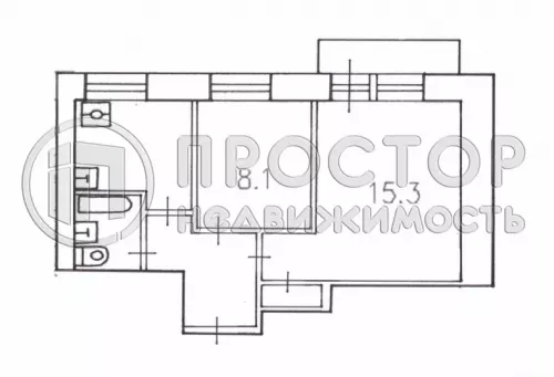 2-комнатная квартира, 38 м² - фото 40